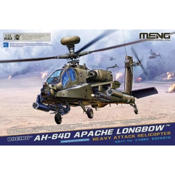 BOEING AH-64 D APACHE LONGBOW -Escala 1/35- MENG MODEL QS-004
