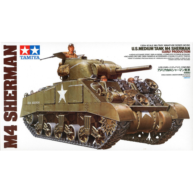 carro-de-combate-m-4-sherman-early-escala-1-35-tamiya-35190 carro-de-combate-m-4-sherman-early-escala-1-35-tamiya-35190