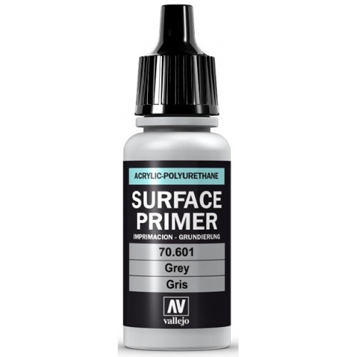 SURFACE PRIMER: GRIS CLARO (17 ml) - Acrylicos Vallejo 70601