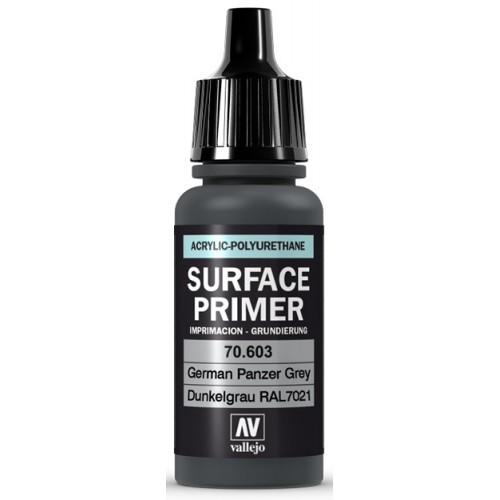 SURFACE PRIMER: DUNKELGRAU RAL 7021 (17 ml) - Acrylicos Vallejo 70603