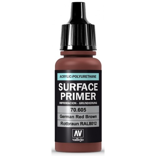 SURFACE PRIMER: ROT BRAUN RAL 8012 (17 ml) - Acrylicos Vallejo 70605