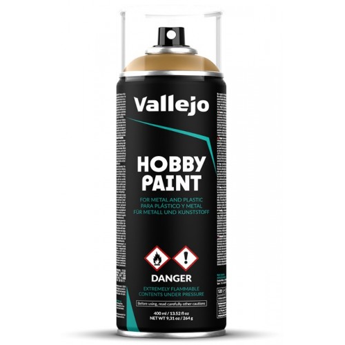 SPRAY HOBBY PAINT AMARILLO DESIERTO (400 ml) - Acrilicos Vallejo 28015