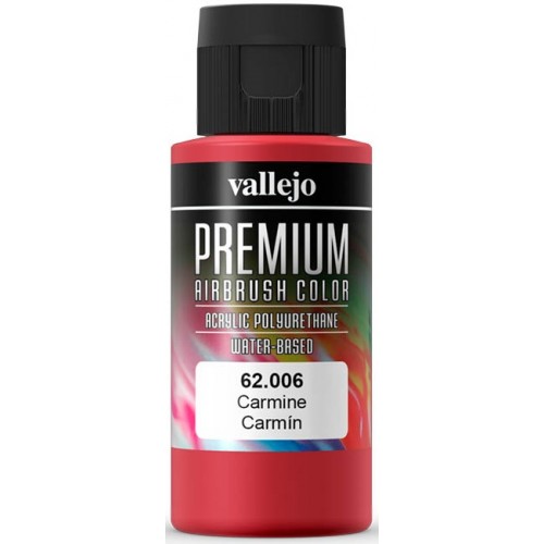PINTURA LEXAN PREMIUN RC: CARMIN (60 ml) - Acrylicos Vallejo 62008