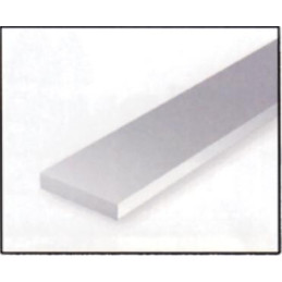 VARILLA RECTANGULAR PLASTICO (2,0 x 4,8 x 360 mm) 8 unidades
