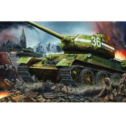 CARRO DE COMBATE T-34/85 (1944) -Escala 1/16- Trumpeter 00902 CARRO DE COMBATE T-34/85 (1944) -Escala 1/16- Trumpeter 00902