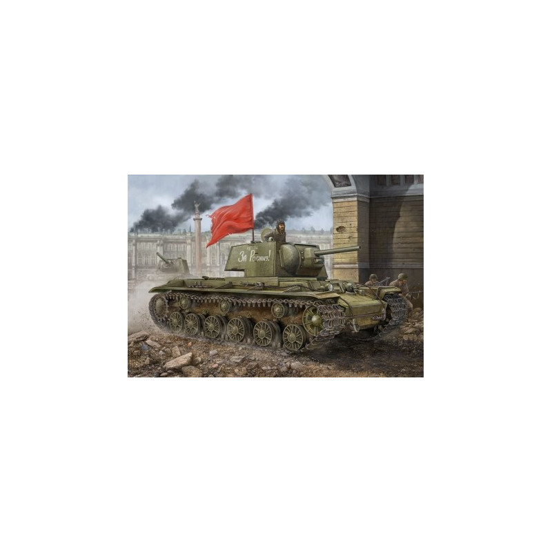 CARRO DE COMBATE KV-1 (1941) Simplified turret -Escala 1/48- Hobby Boss 84812 CARRO DE COMBATE KV-1 (1941) Simplified turret -Escala 1/48- Hobby Boss 84812