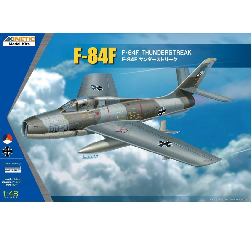 REPUBLIC F-84 F THUNDERSTREAK -Escala 1/48- Kinetic K48068 REPUBLIC F-84 F THUNDERSTREAK -Escala 1/48- Kinetic K48068