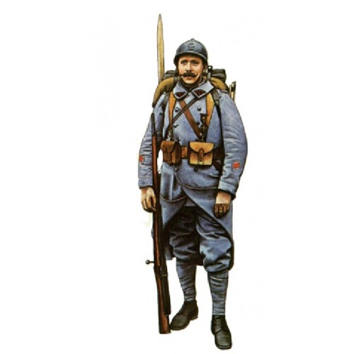 SET COLORES UNIFORME FRANCES 1ª G.M. AZUL HORIZONTE 1915 - AK Interactive AK 3100