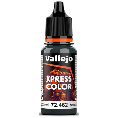 PINTURA Xpress Color ACERO STELAR (18 ml) - Acrylicos Vallejo 72462