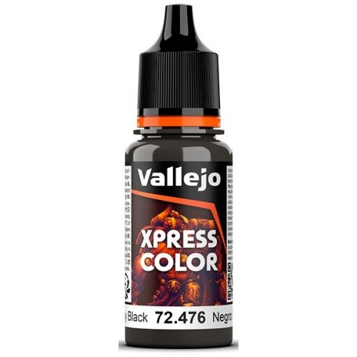 PINTURA Xpress Color NEGRO GRASIENTO (18 ml) - Acrylicos Vallejo 72476
