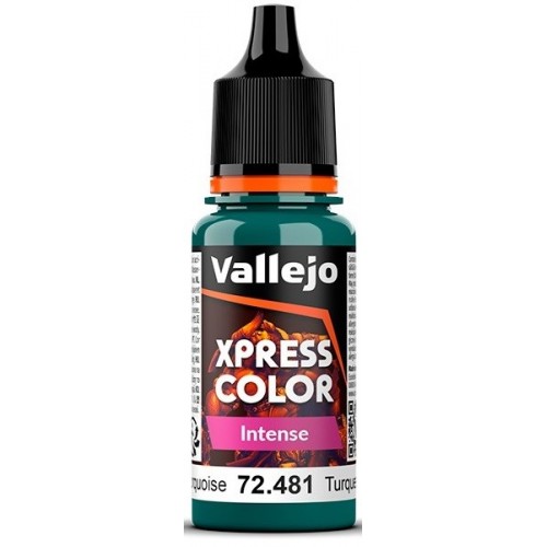 PINTURA Xpress Color Intense TURQUESA HERETICO (18 ml) - Acrylicos Vallejo 72481