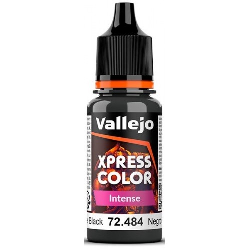 PINTURA Xpress Color Intensive NEGRO HOSPITALARIO (18 ml) - Acrylicos Vallejo 72484