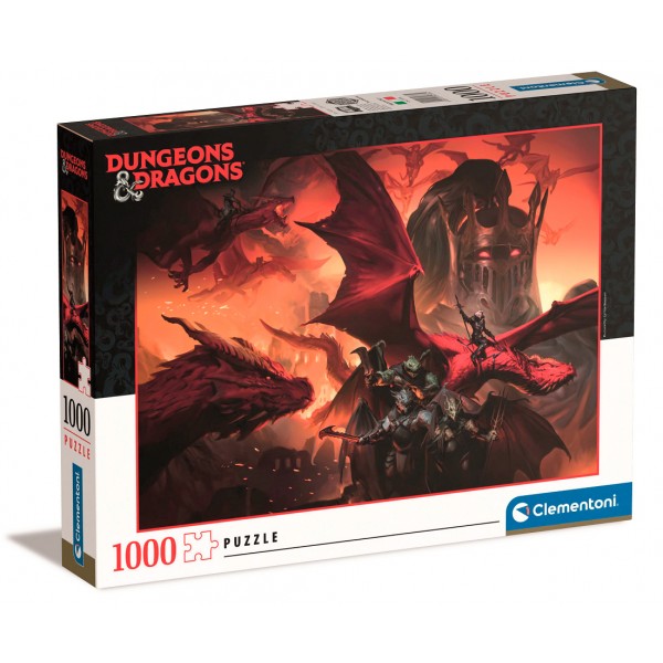 PUZZLE 1000 Pzas Dungeons & Dragons - Clementoni 39733