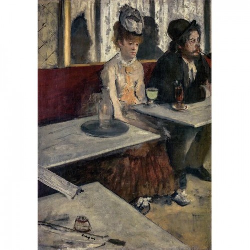 PUZZLE 1000 Pzas DANS UN CAFE, Edgar Degas - Clementoni 39761