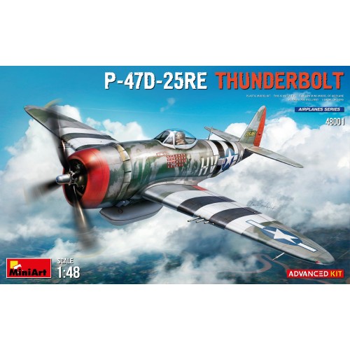 REPUBLIC P-47 D-25RD THUNDERBOLT (Advanced Kit) -Escala 1/48- MiniArt 48001