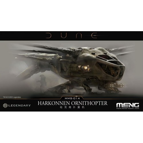 DUNE: Harkonnen Ornithopter -Sin Escala- Meng Model MMS-014