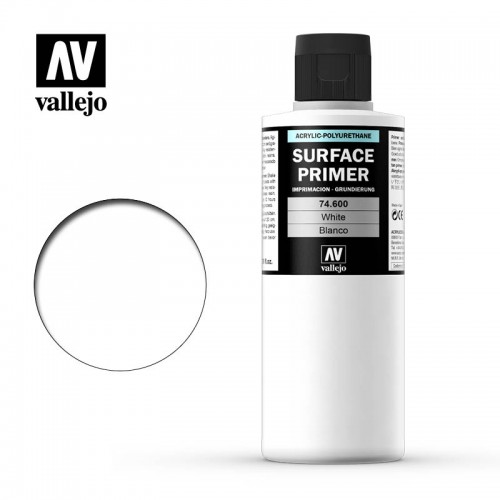 SURFACE PRIMER: BLANCA (200 ml) - Acrylicos Vallejo 74600