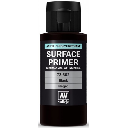 SURFACE PRIMER: NEGRO (60 ml) - Acrylicos Vallejo 73602