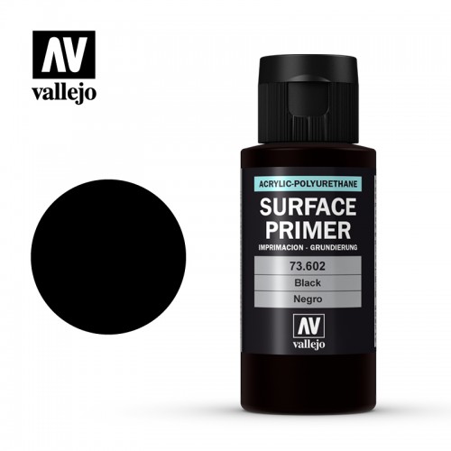 SURFACE PRIMER: NEGRO (60 ml) - Acrylicos Vallejo 73602