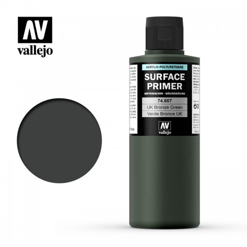 SURFACE PRIMER: VERDE BRONZE UK (200 ml) - Acrylicos Vallejo 74607
