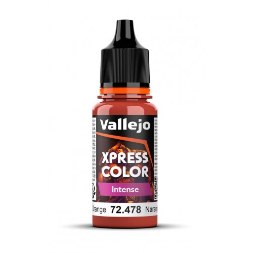 PINTURA Xpress Color Intensive NARANJA FENIX (18 ml) - Acrylicos Vallejo 72478