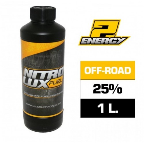 COMBUSTIBLE NITROLUX 25% 1 LITRO NITROLUX ENERGY2 OFF ROAD NF01251