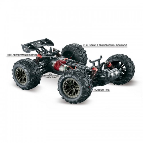 COCHE RC 1:16 High Speed Sand TRUGGY 4WD 2,4GHz Black/Red