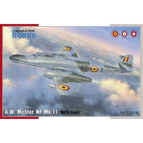 GLOSTER METEOR NF.MK11 -Escala 1/72- Special Hobby SH72358