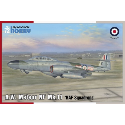 GLOSTER METEOR NF.MK11 "RAF SQUADRONS" -Escala 1/72- Special Hobby SH72437