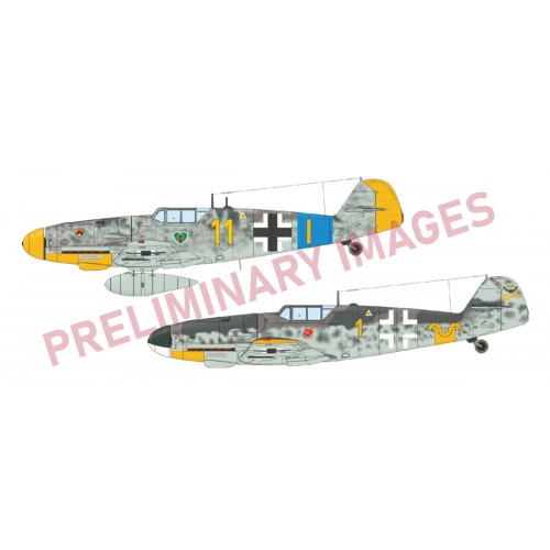 MESSERCHMITT Bf-109G-2 GUSTAV (Parte 1) Dual Combo -Escala 1/72- Eduard 2144