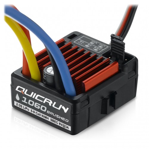 QuicRun 1060 Brushed ESC 60A para 1/10 - HOBBYWING 30120203