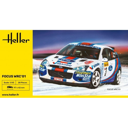 FORD FOCUS WRC 2001 -Escala 1/43- Heller 80196