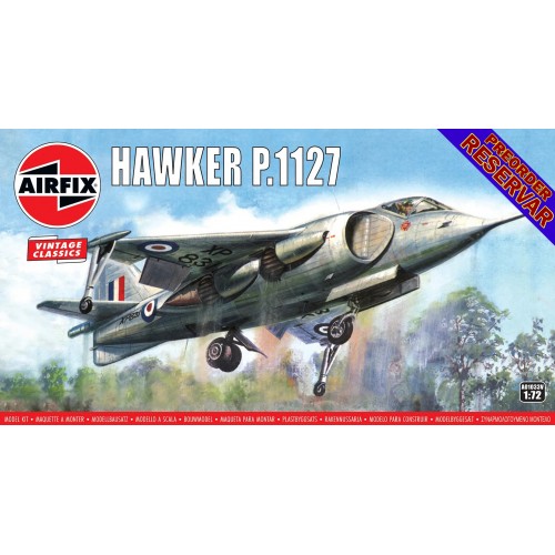 HAWKER P.1127 "Vintage Classic" -Escala 1/72- Airfix A01033V