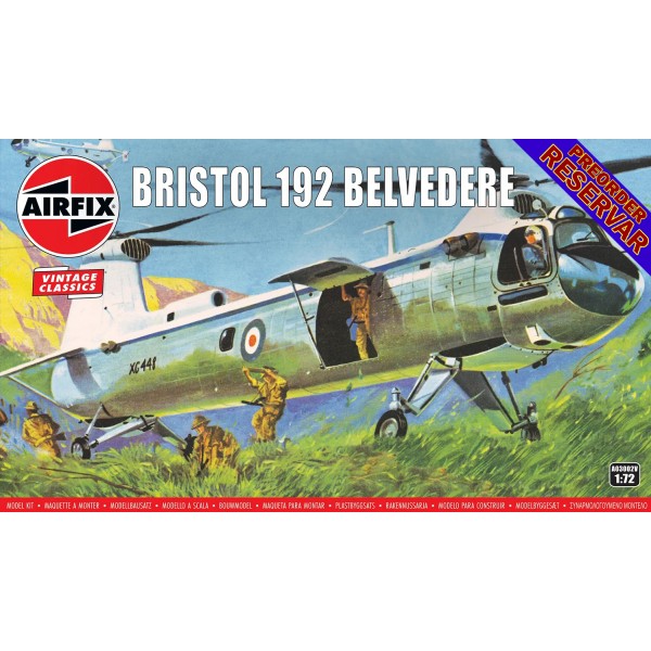 BRISTOL 192 BELVEDERE "Vintage Classics" -Escala 1/72- Airfix A03002V