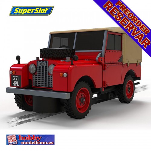LAND ROVER SERIES 1 - POPPY RED - SUPERSLOT H4493