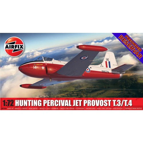 HUNTING PERCIVAL JET PROVOST T.3/T.4 -Escala 1/72- Airfix A02103A
