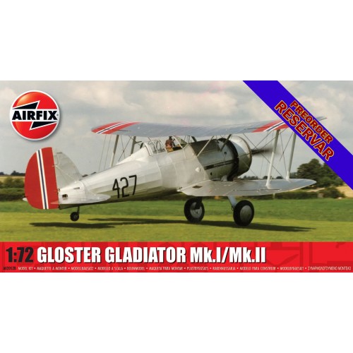 GLOSTER GLADIATOR MK-I / MK-II -Escala 1/72- Airfix A02052B