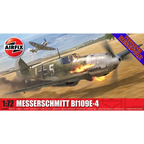 MESSERCHMITT Bf-109 E-4 -Escala 1/72- Airfix A01008B