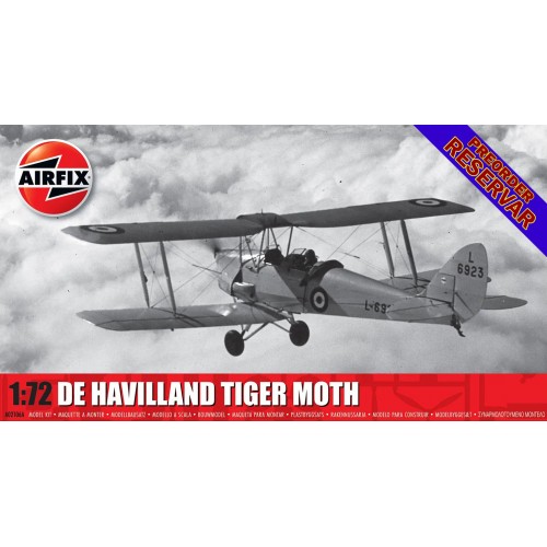 de HAVILLAND DH.82 Tiger Moth -Escala 1/72-Aifix A02106A