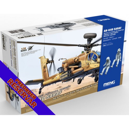 BOEING AH-64 D (Apache) SARAF "Edicion Especial" -Escala 1/35- Meng Model QS-005S