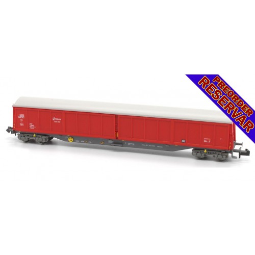 VAGON CERRADO MERCANCIAS Tipo JJPD / 3JJ2 (Rojo) Epoca V -Escala N / 1/160- MF Train N32033