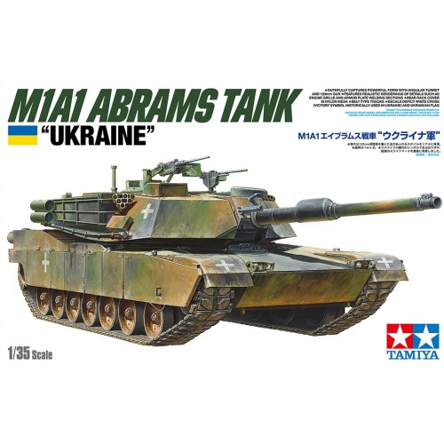CARRO DE COMBATE M-1 A1 ABRAMS "UKRANIA" -Escala 1/35- Tamiya 25216