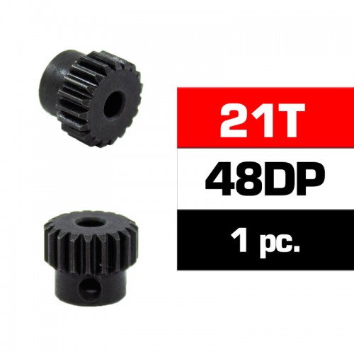 PIÑON 48DP 21T HSS DIAMETRO EJE 3,17mm - ULTIMATE RACING 431421