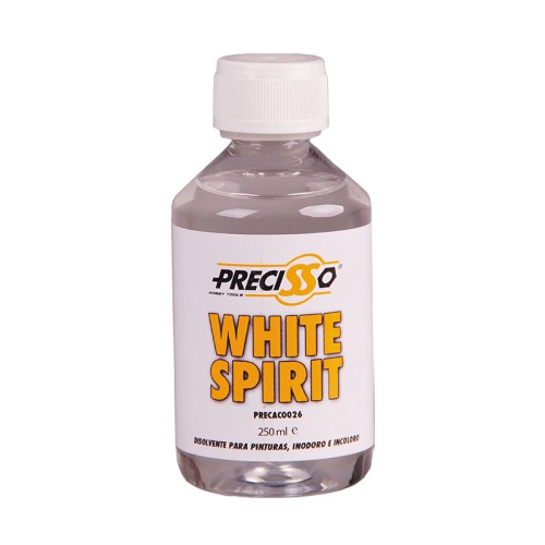 WHITE SPIRIT (Diluyente inodoro: ESMALTES & OLEOS) 250 ml - Precisso AC0026