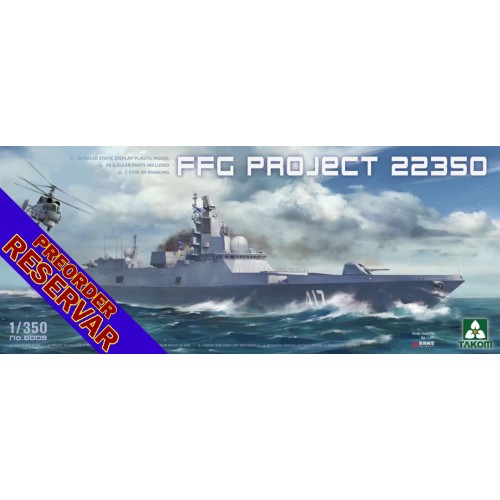 FRAGATA Admiral Gorshkov - Project 22350 -Escala 1/350-Takom 6009