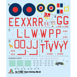 SHORT STIRLING MK-III -Escala 1/72- Italeri 1462
