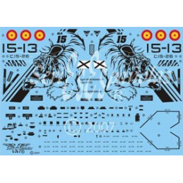 CALCAS EF-18 A HORNET ALA Nº15 (Tiger Meet 2007) 1/72 - Series Españolas SE2872