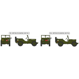 JEEP WILLYS Y REMOLQUE - Heller 81105 JEEP WILLYS Y REMOLQUE - Heller 81105