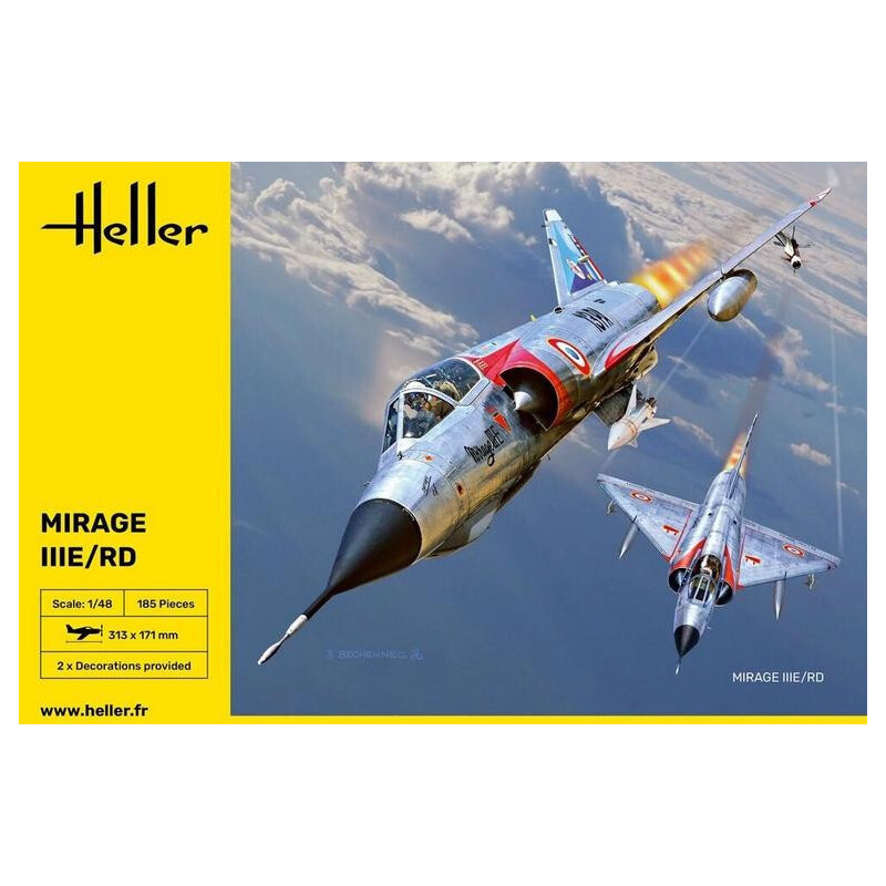DASSAULT MIRAGE III E/ O/ R -Escala 1/48- Heller 30422 DASSAULT MIRAGE III E/ O/ R -Escala 1/48- Heller 30422