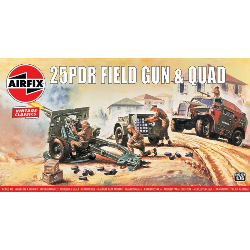 CAMION & ARMON Y CAÑON 25 pdr 1/76 -Vintage Classics- Airfix A01305V CAMION & ARMON Y CAÑON 25 pdr 1/76 -Vintage Classics- Airfix A01305V